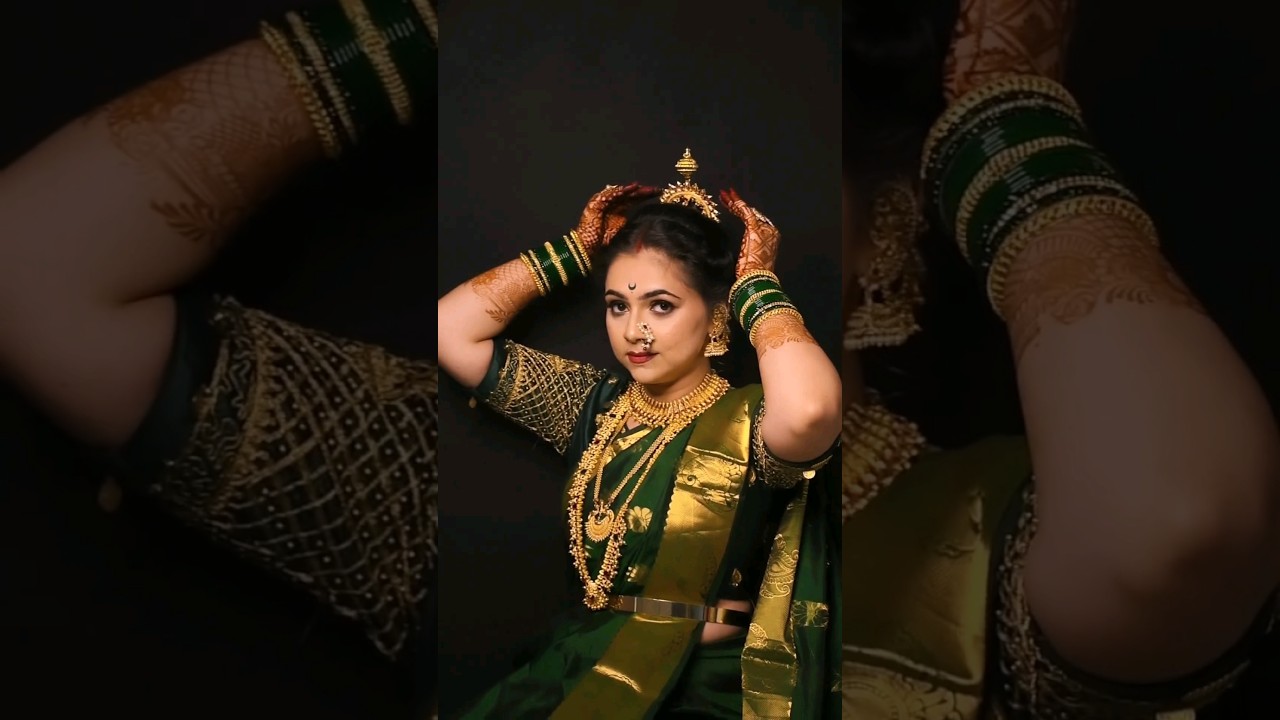 Pin by Ashwini Deodhar on Marathi wedding | Indian bride hairstyle, Bride  poses, Indian bridal hairstyles